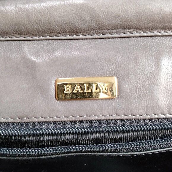 Bally Shoulder Bag Gray Leather 3355430 - Picture 7 of 9